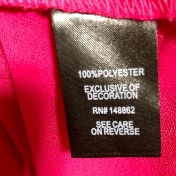 🌷Torrid Chiffon Embroidered Swing Cami Magenta Red 💙 - Picture 11 of 16